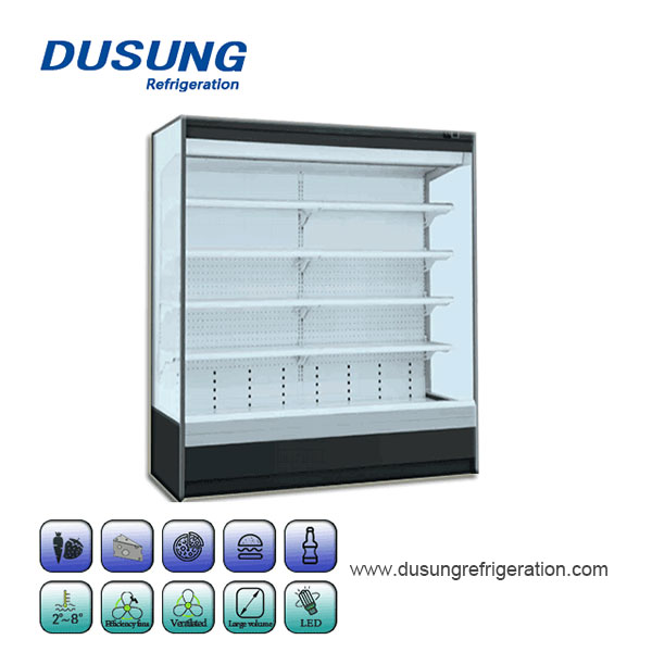 New Style E6 double air curtain commercial supermarket refrigerator display cabinet Featured Image