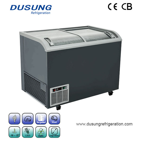 Factory wholesale Dusung Refrigeration - Commercial Refrigerator Convenience Store Frozen Food Mini Island Freezer – Dusung