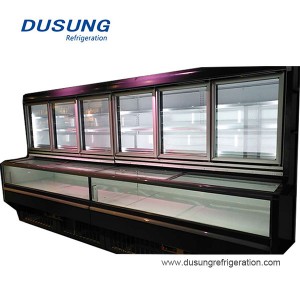 Dusung Commercial combined type chiller freezer