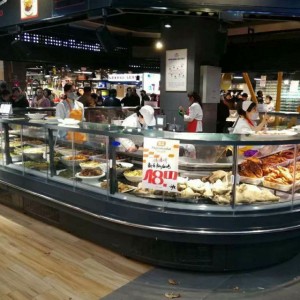 Supermarket Showcase Commercial Meat Shop Equipment