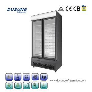 Commercial display beverage cooler refrigerator