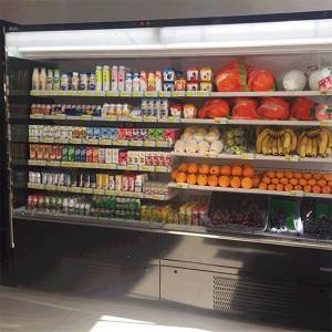 Изправен Cooler Супермаркет Хладилник Merchandise Display Chiller