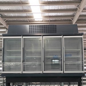 Dusung Commercial Zamrzovalna skrinja zamenljivi kombiniran tip hladilnik zamrzovalnik