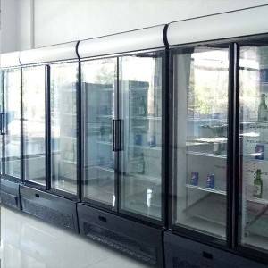 Hot New Products China Manufacturer Sanao 3 door Big Supermarket Display Refrigerator Freezer