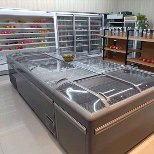 Commercial Refrigerator Convenience Store Frozen Food Mini Island Freezer