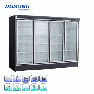 Supermarket  Commercial Glass Door Refrigerator