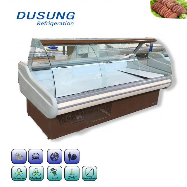 China Cheap price Supermarket Refrigerator With Wheels -
 Supermarket Curved Door Commercial Deli Refrigerator – DUSUNG REFRIGERATION