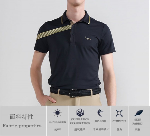 Hot selling breathable custom men polyester polo shirt