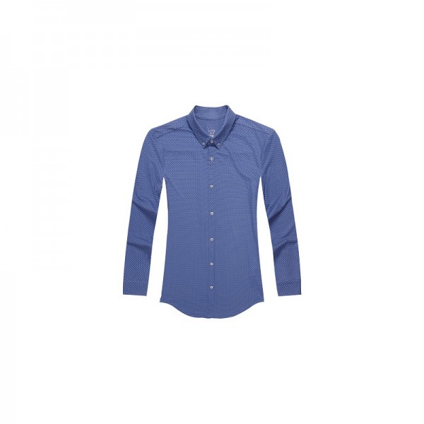 High Quality Men’s Polo Golf Shirt Light Blue Long Sleeves