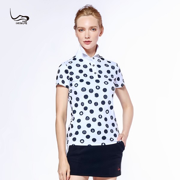 OEM manufacturer Supreme Qulaity - New style polyester with spandex summer polo girl tee shirt – Hongxinqi