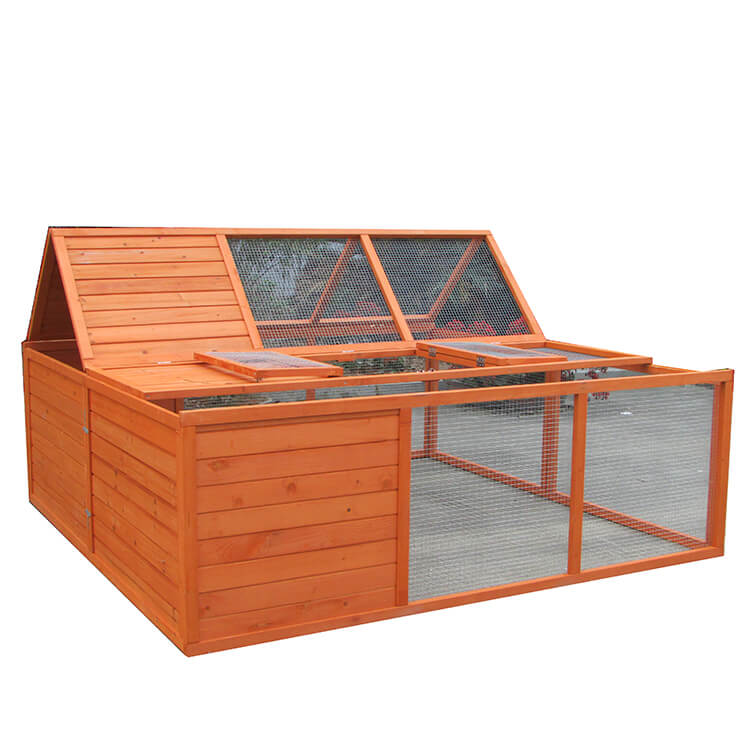 OEM Customized Best Rabbit Cage -
 DIY Bunny House   indoor rabbit hutch With Outdoor Run  – Easy