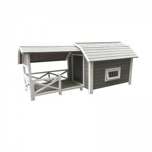 Outdoor waterproof big wooden Dog kennel puppy cage EYD009