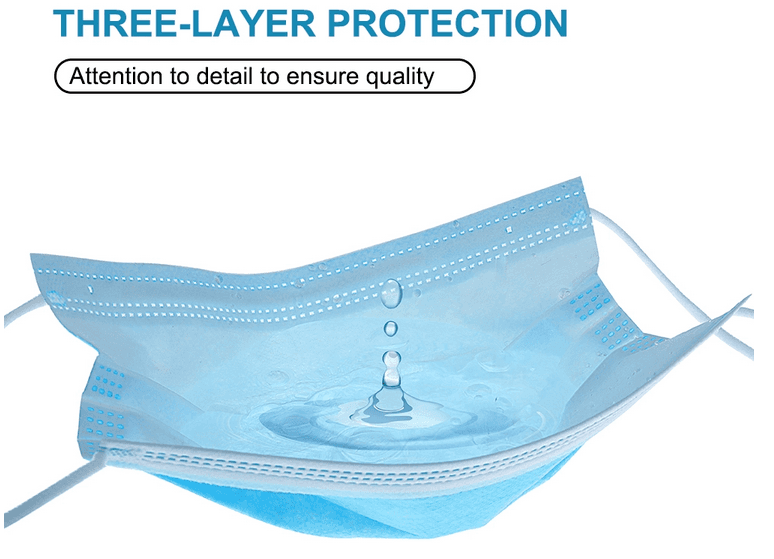 Factory ISO CE FDA certificate Breathable non woven 3ply surgical mask face Disposable medical Featured Image