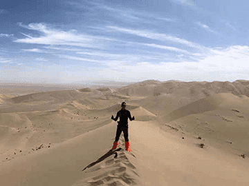 Leo Cross the 108km Desert on foot