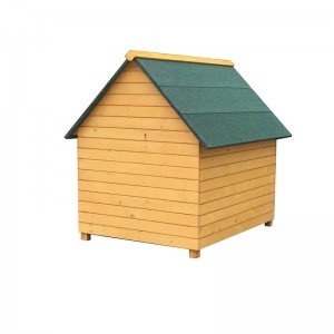 Wood House Storage Doghouse Plan Xxl Dog Kennel With Flat Roof