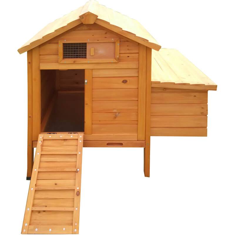 Big Discount Outdoor Dog Kennel -
 Small  wooden natural color Chicken Coop  witn egg laying  – Easy