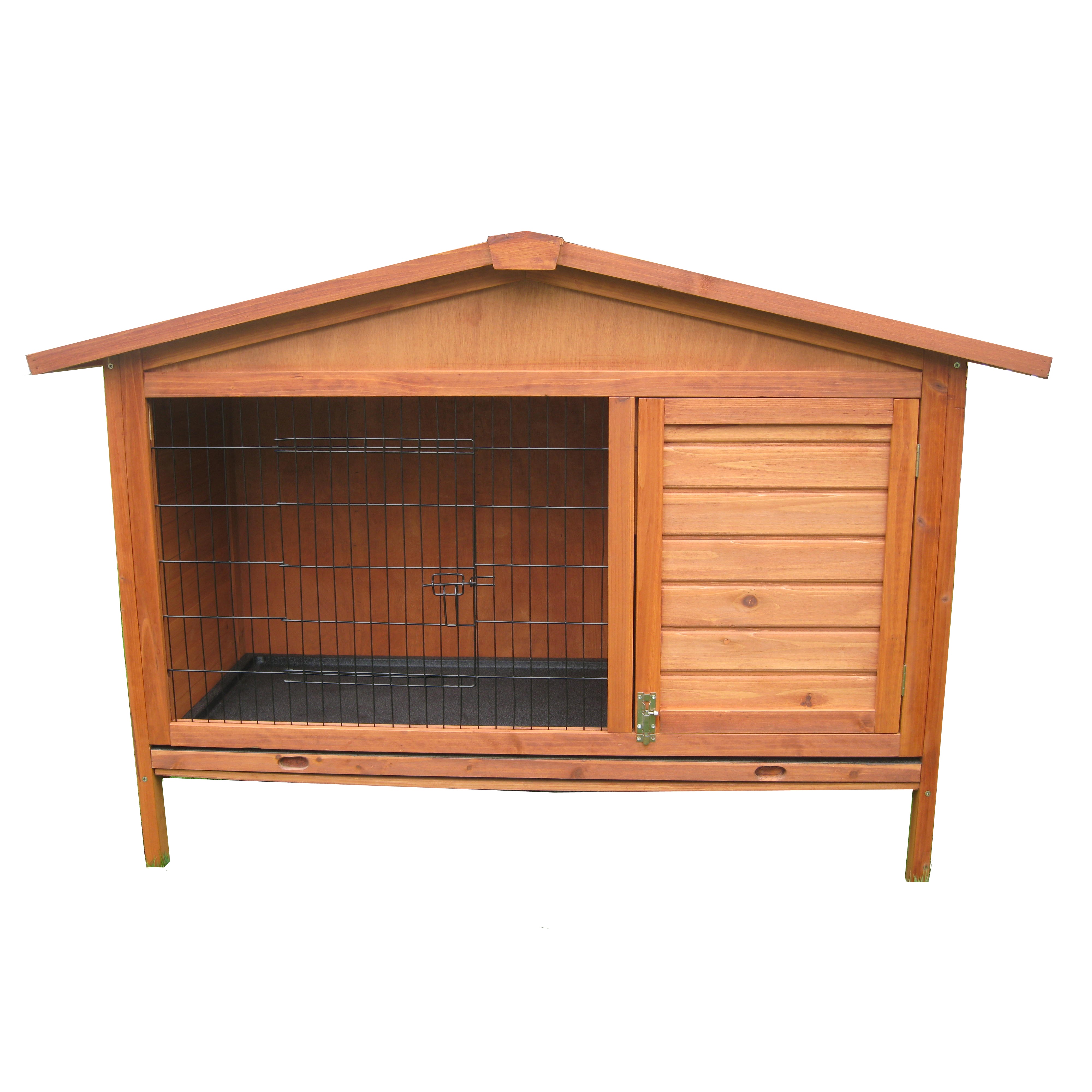 Pet Small Animals Wooden luxury Rabbit House Wooden Cage and Wire with Large Free Run