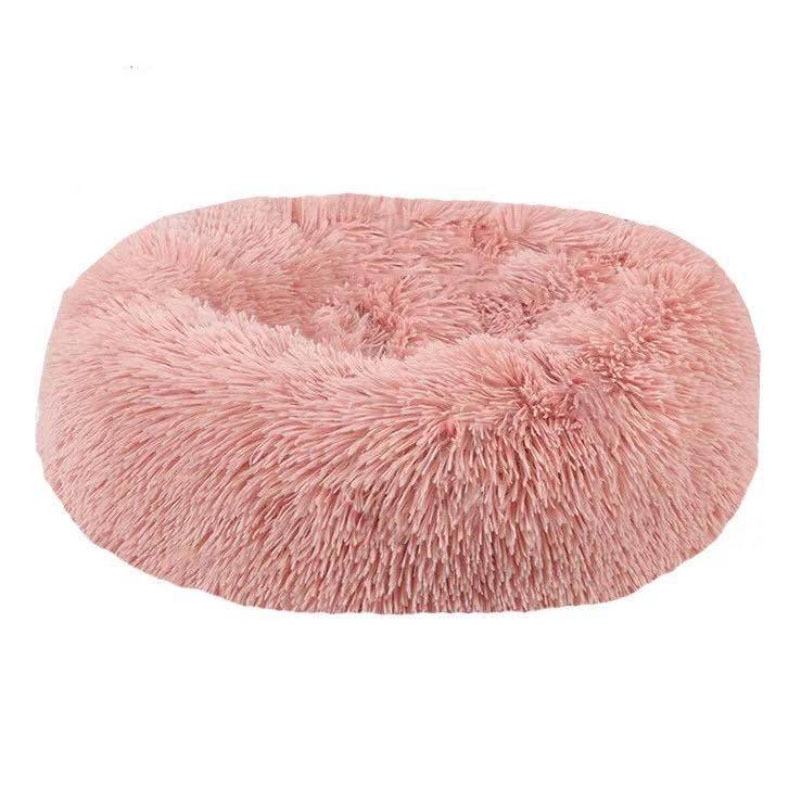 folding fancy custom colourful comfortable pet dog kitten nest cozy rabbit warm Fluffy round Marshmallow Cat Calming Bed