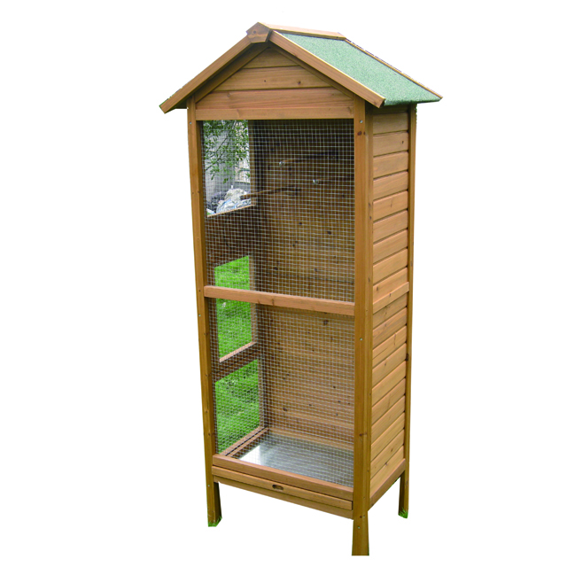 Outdoor Aviary  Parrot Cockatoo Macaw Vertical Play House wooden bird Pigeon Breeding Cage