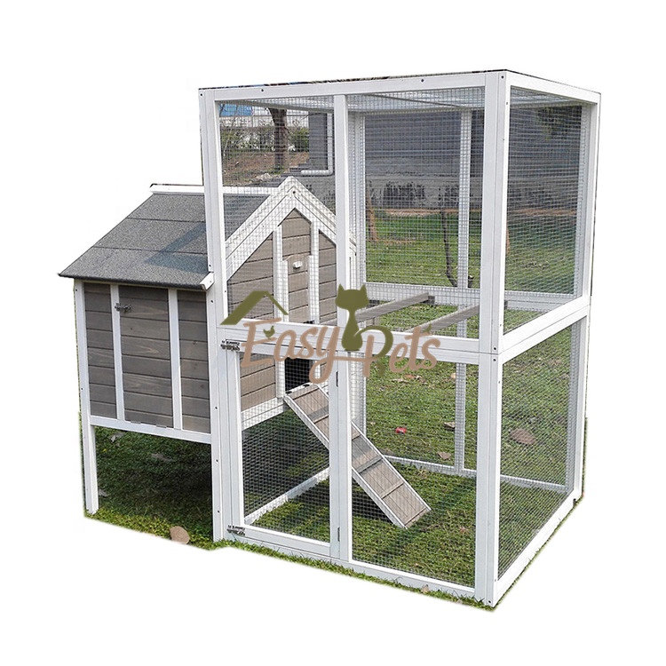 Outdoor Waterproof Industrial House Metal Wire Mesh wooden chicken coop for layers