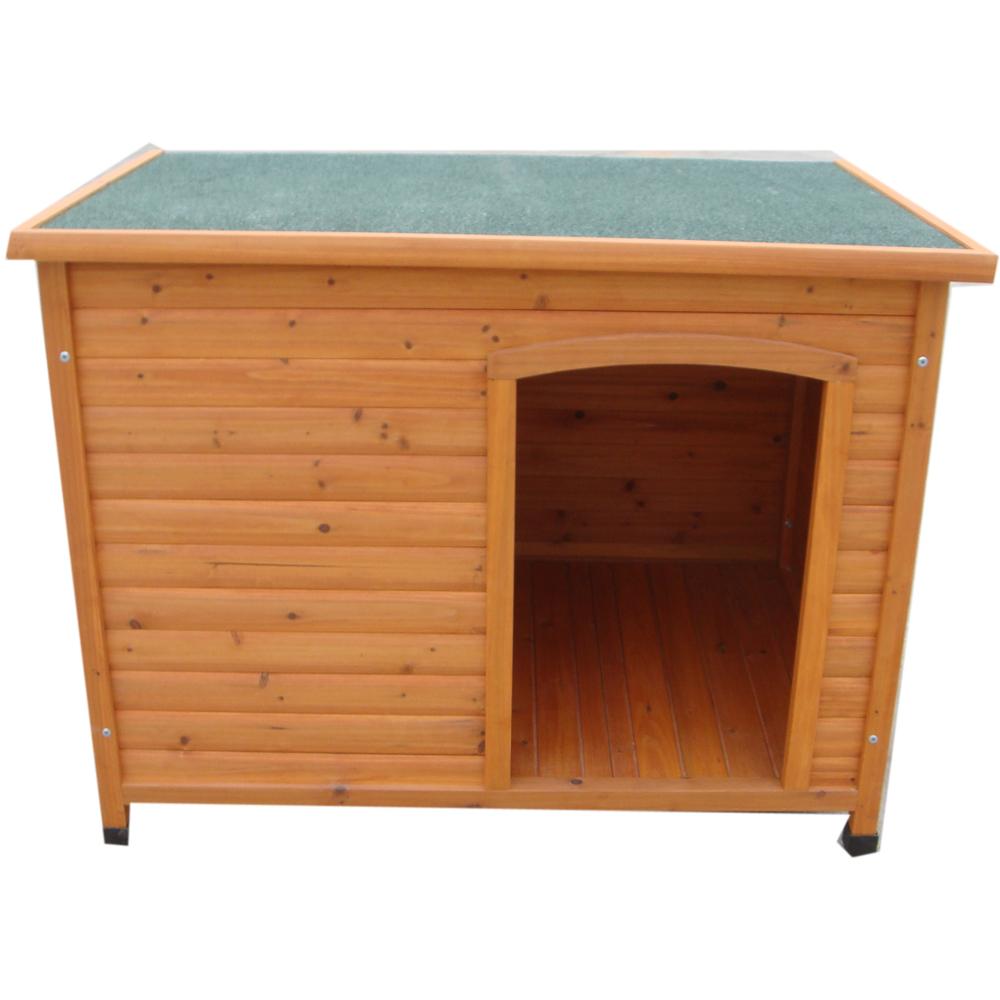 outdoor wooden dog house safe enclosure playpen pet puppy kennel