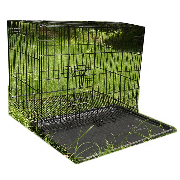 High quality Folding heated Aluminum Metal Pet cage Kennel with wheels Tray Heavy Duty Aluminum xxxl Dog Crate