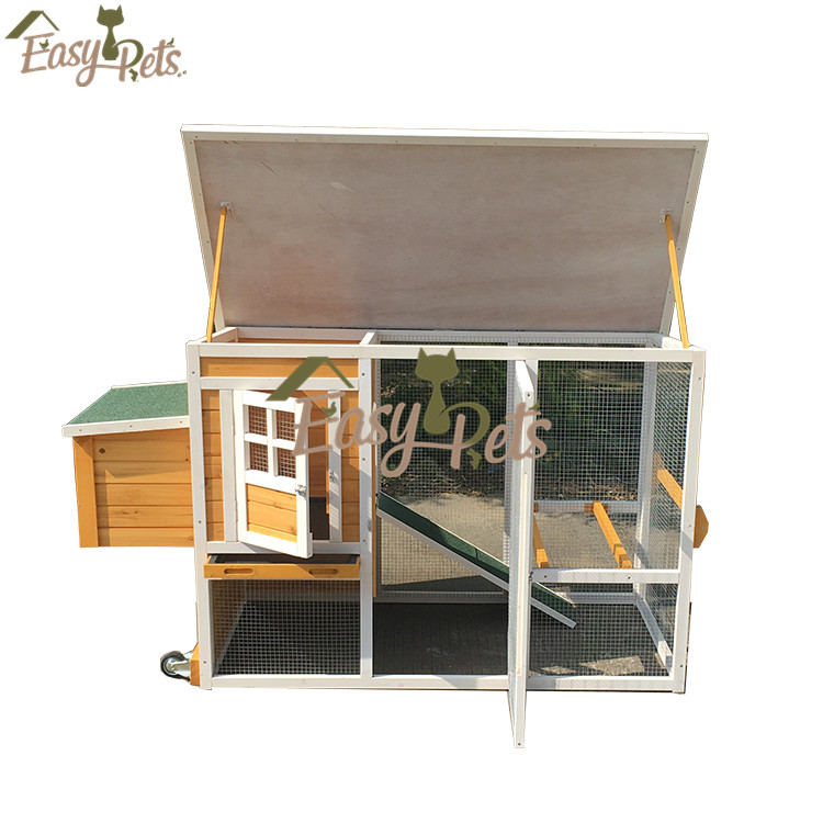 factory custom mobile tractor large backyard cheap walk-in steel wooden chicken coop run layers for 6 chickens birds sale