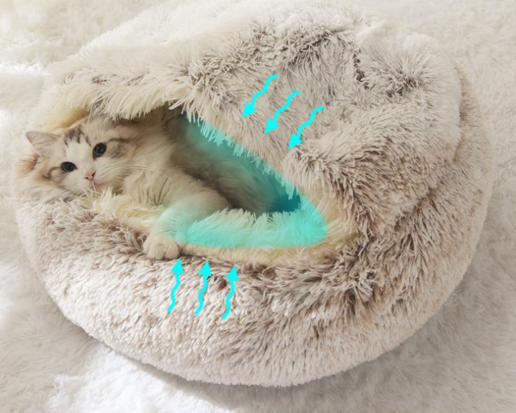 Custom Foldable Lovely Soft Fleece cozy luxury round warm pet nest mat plush hamburger Shape Sleep Cushion pet donut dog cat bed