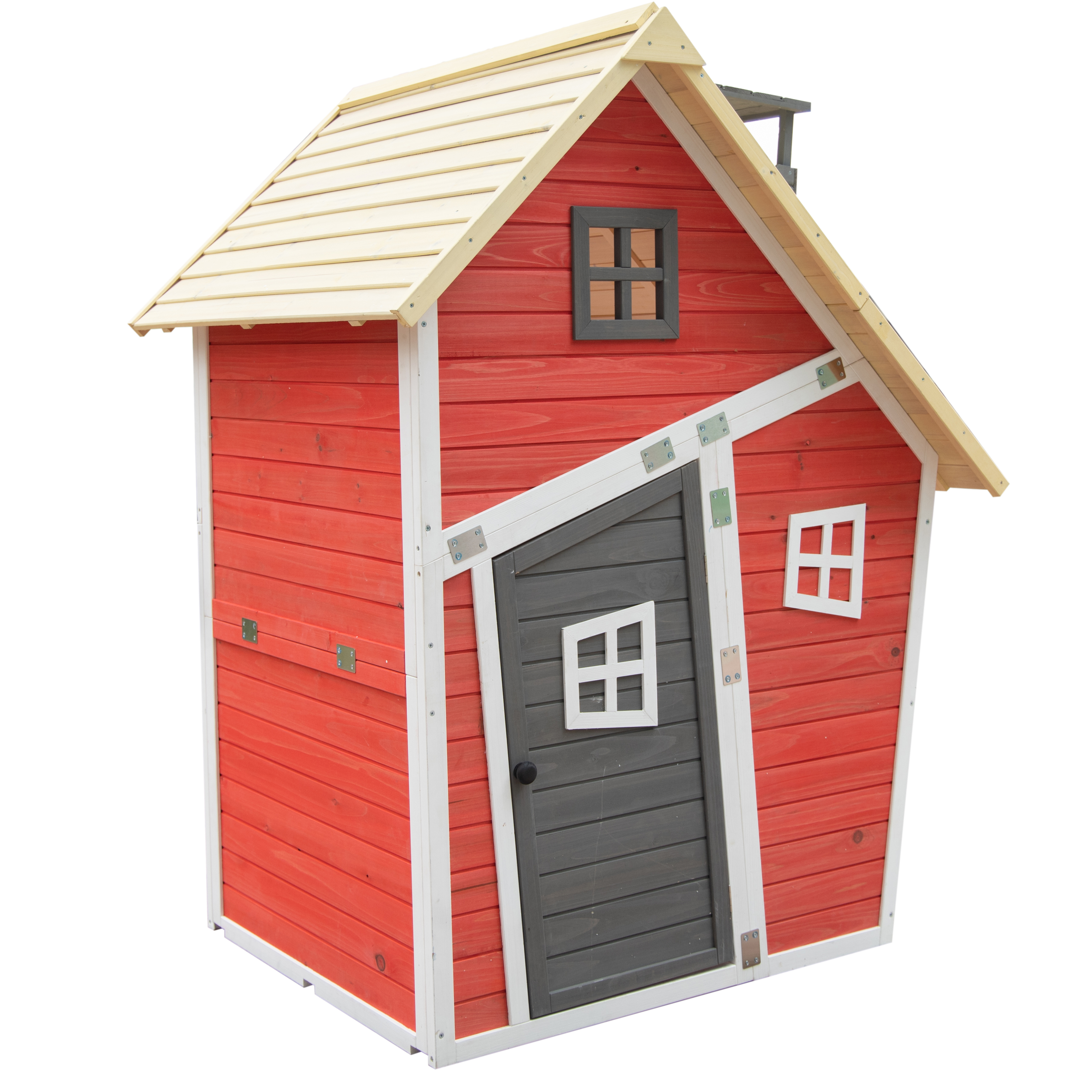 fabrica personalizată ieftină curte cu ridicata wendy copii copii roșu albastru verde lemn promoție casă de joacă