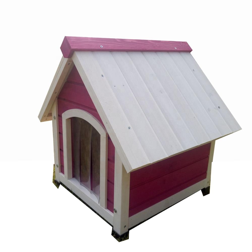 Soft Crate Pet Indoor Home Waterproof Kennel Deluxe Natural Solid Wooden Dog House Featured Image