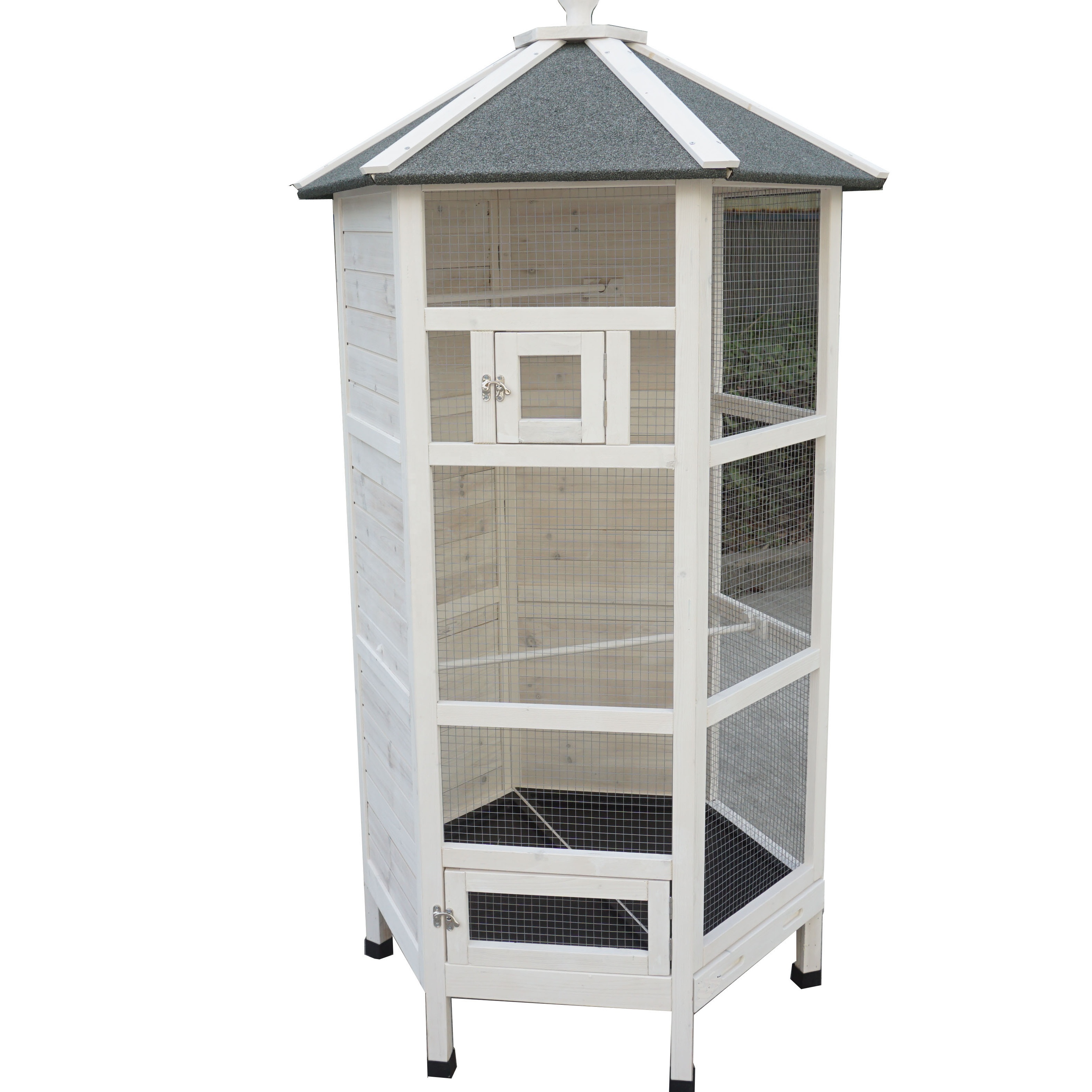 Hot Selling High-Caliber Natural Aviary Wooden bird Pigeon Cage