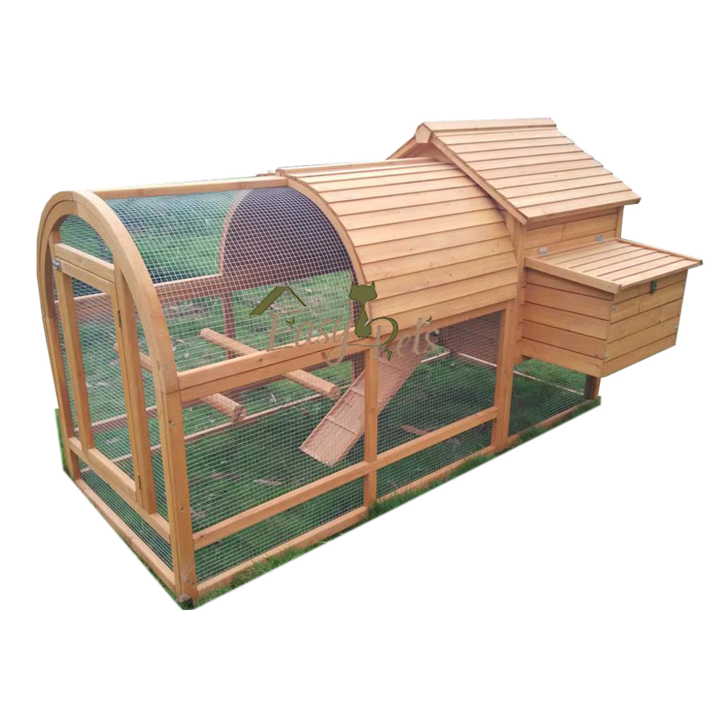 Big discounting Outdoor Wooden Bench -
 Wholesale Outdoor Hen Deluxe house backyard wood chicken coop – Easy
