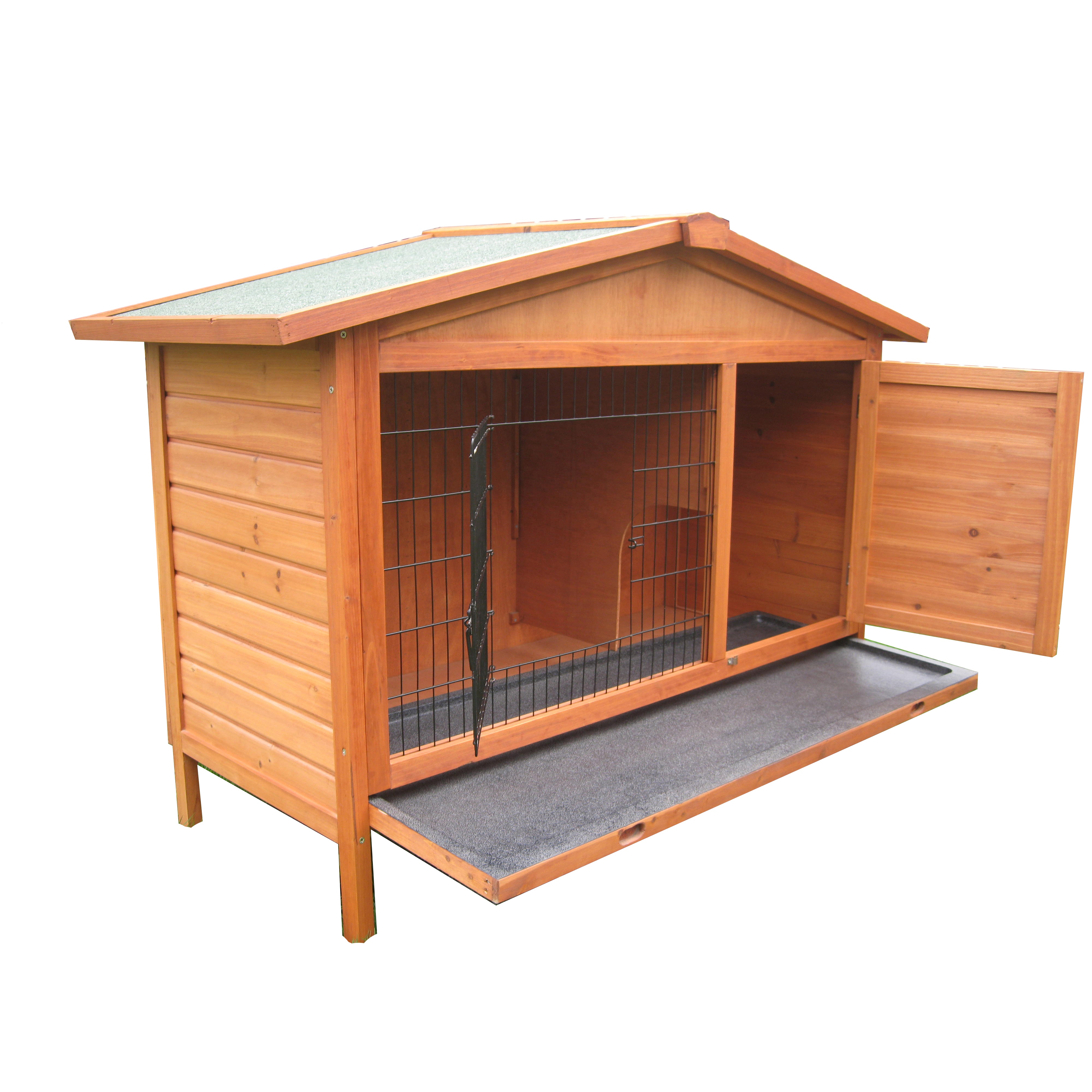 Good Wholesale Vendors Wooden Playhouse -
 Custom design OEM Guinea Pig Small Animal Cage Unique Water-Resistant Used Rabbit Cages Bunny hutch For Sale – Easy