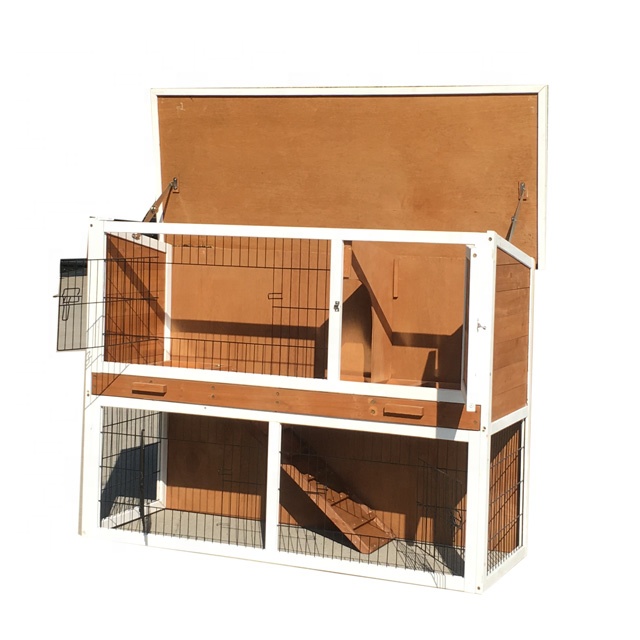 Big discounting Large Dog House -
 Factory Price Small Animal Pets House handmade wooden rabbit hutch – Easy