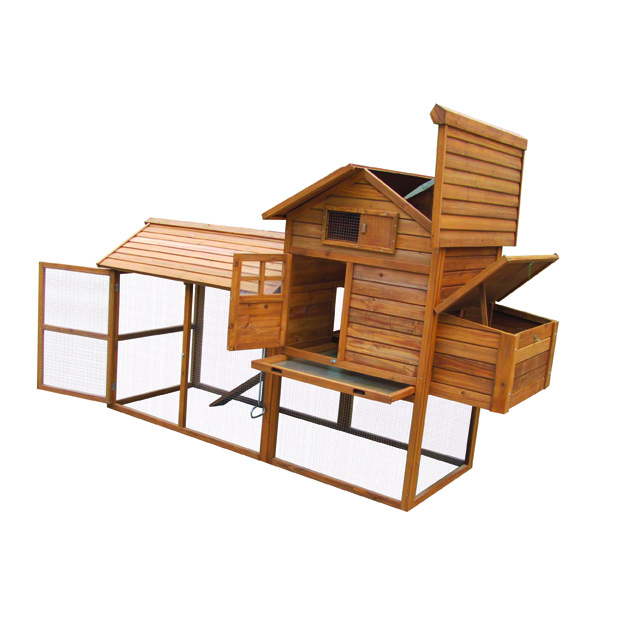 Discount Price Guinea Pig Cages -
 hen house poultry ark automatic egg laying wooden Customizable Backyard Chicken Coop with Nesting Box and Runs opener – Easy