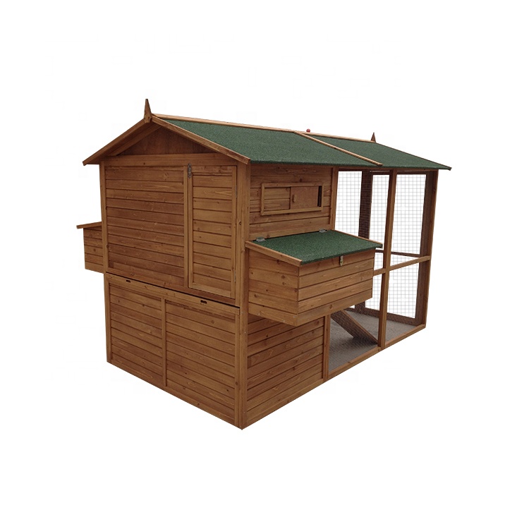 2019 China New Design Wooden Rooster Cage -
 Run Sale Design Poultry Farming Cage Pet Furniture Wooden House New Chicken Coop – Easy