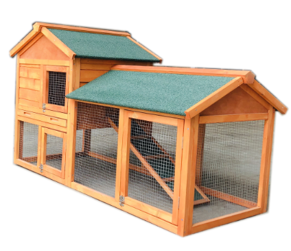 Ventilation Door Removable Tray Ramp  pet home cages Garden Backyard House Factor small Habitats Breathable wood rabbit hutch