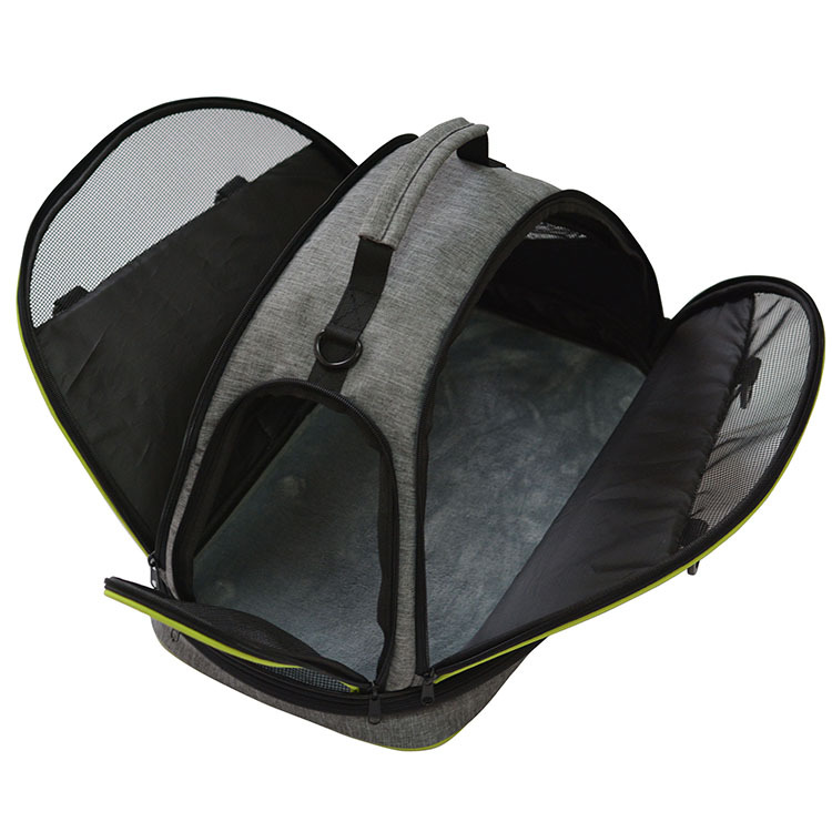 Medium Designer Soft Sided Chest front pack pattern larger Portable Cozy Travel Pet Bag Car Seat Safe Carrier