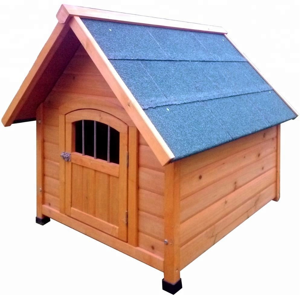 factory great sale Weather Proof Extreme Outback Log Cabin  Water Based Paint safe Wooden Waterproof Dog Kennel pet House