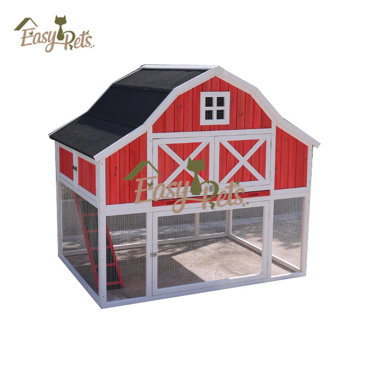 Hot Sell High Quality Large prefabricated wood pet cages hen coop commercial chicken houses Design Featured Image