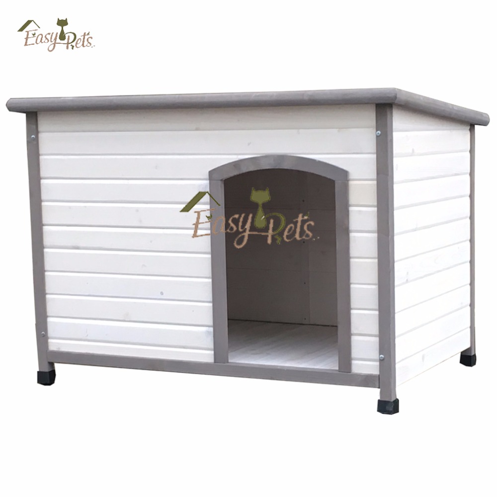 Custom logo FSC Multifunction Wholesale decorative Nice Large Outdoor Waterproof Wooden Cheap Dog House with roof balcony