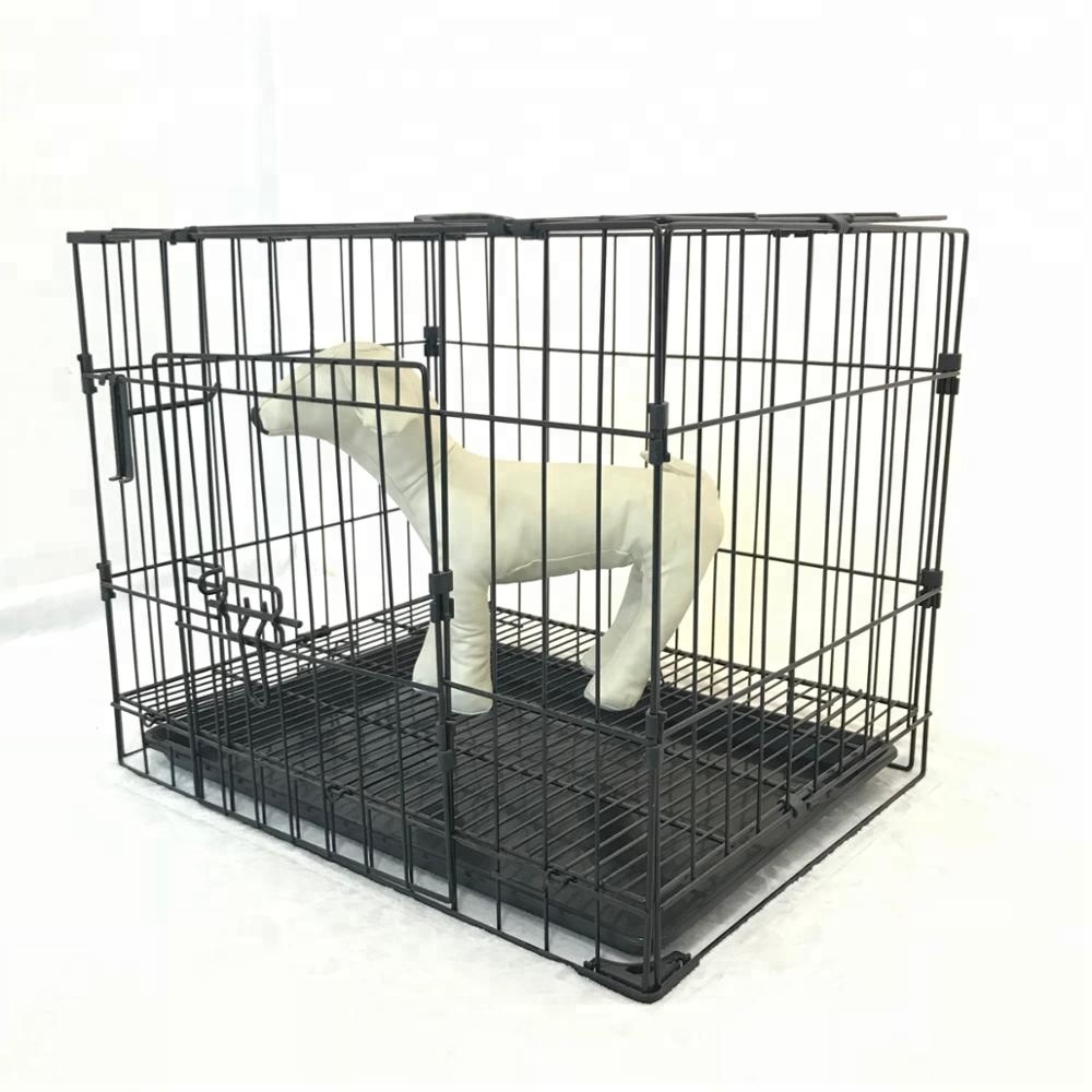 Small Stainless Steel Bar Welded Metal Crate Folding Dog Cage