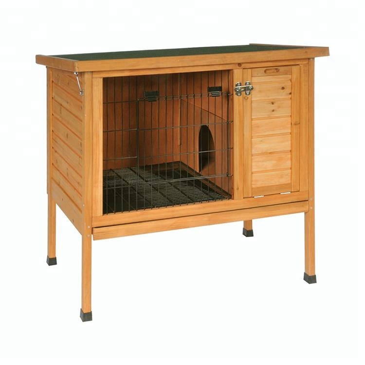 Factory Price For Large Chicken Coops For Sale -
 guinea pig Fully Assembled industrial cheap wooden Rabbit pet Cages Hutch for Sale – Easy