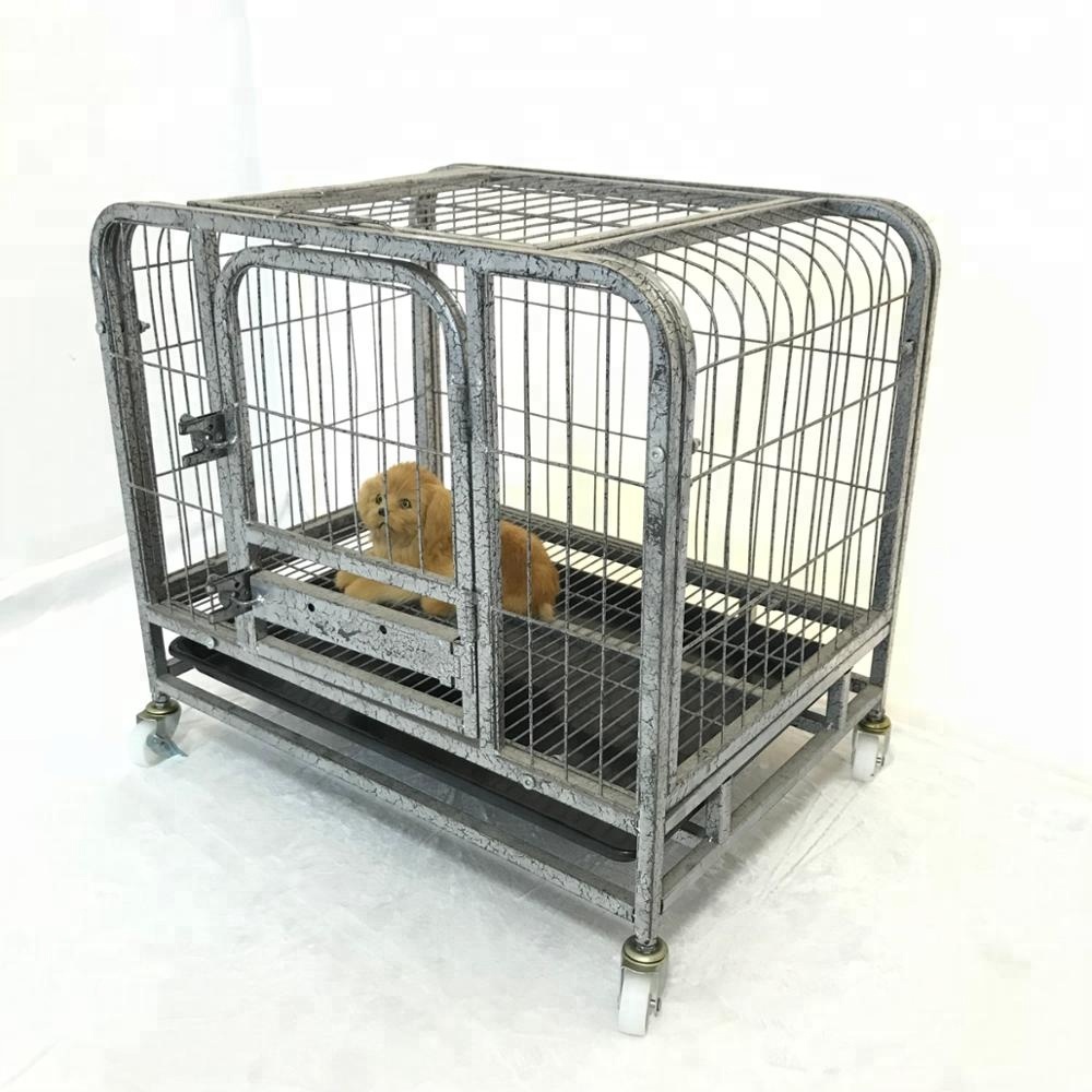 Stainless steel Folding Foldable Square Tube Steel Dog Cage