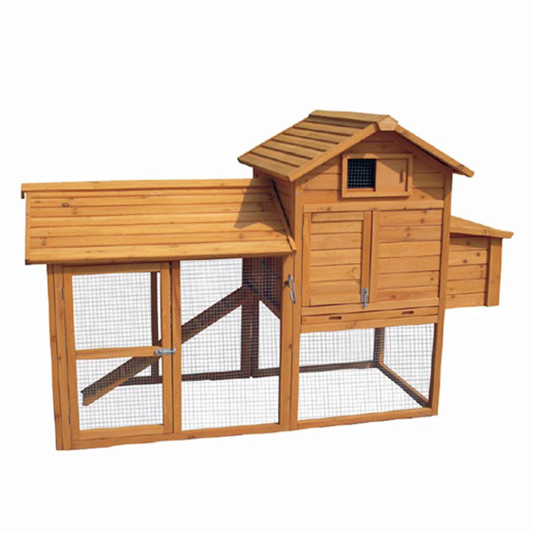 2019 New Style Backyard Chicken Coops -
 waterproof Hot Sell pollaio Wooden Egg Laying Hen House with Ladder and Tray for sale – Easy