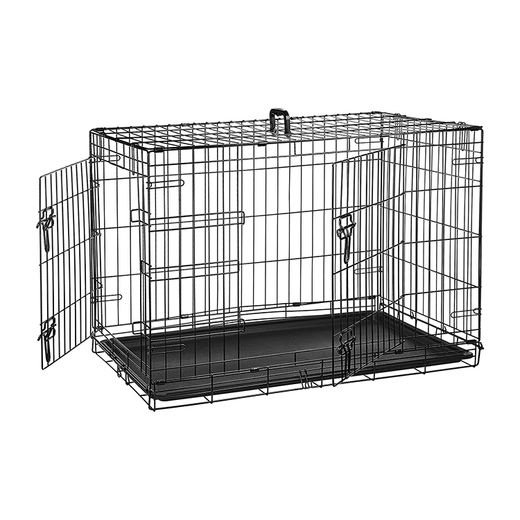 Wholesale Newly Stainless Steel Movable Design aluminum Model Xxxl decorate cage Heavy Duty Dog Crate