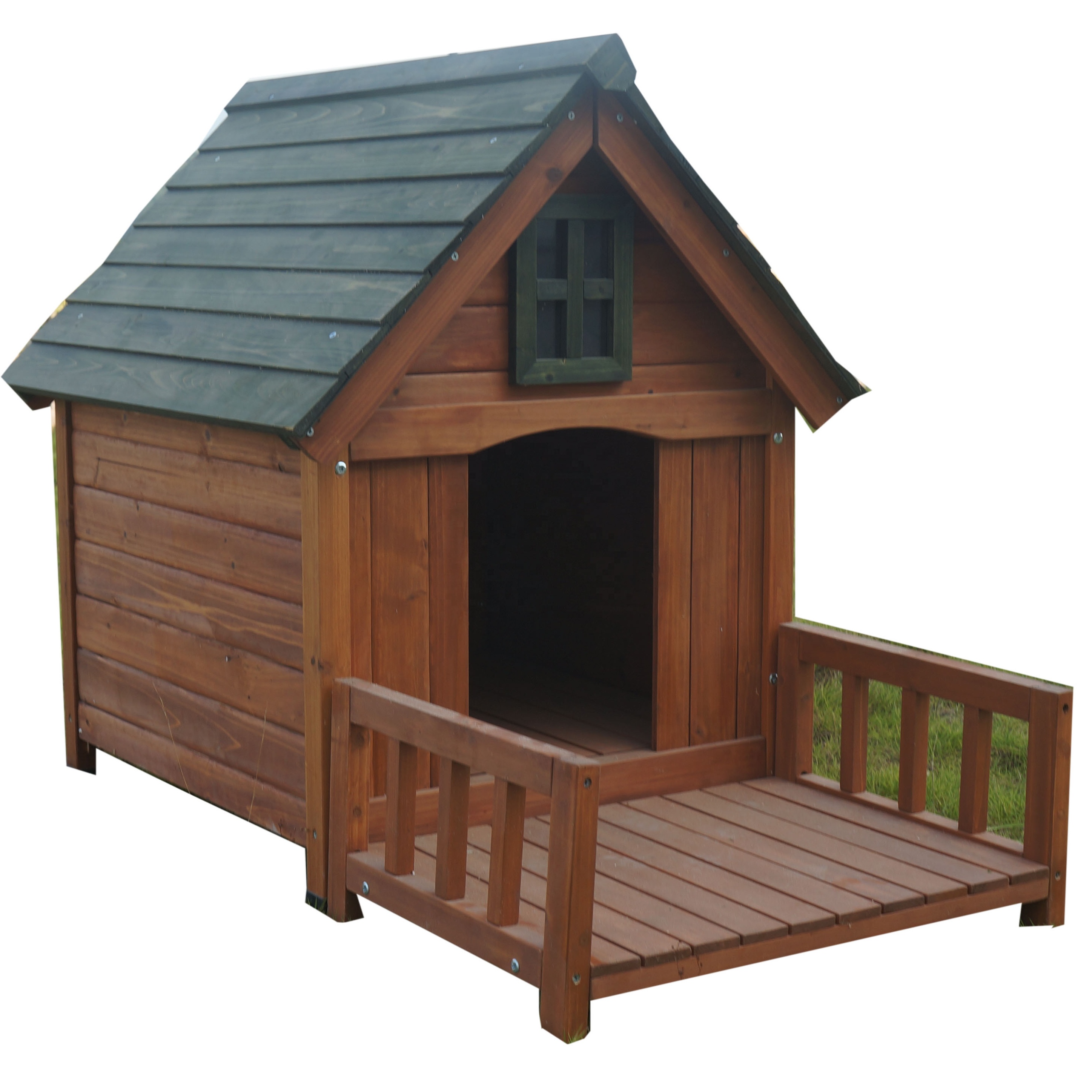 High quality wholesale big small outdoor wooden large windproof small wooden decorative dog house