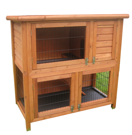 Factory Supply Cheap Large Wooden Promotional indoor Commercial guinea pigs bunny hutch Rabbit Cages