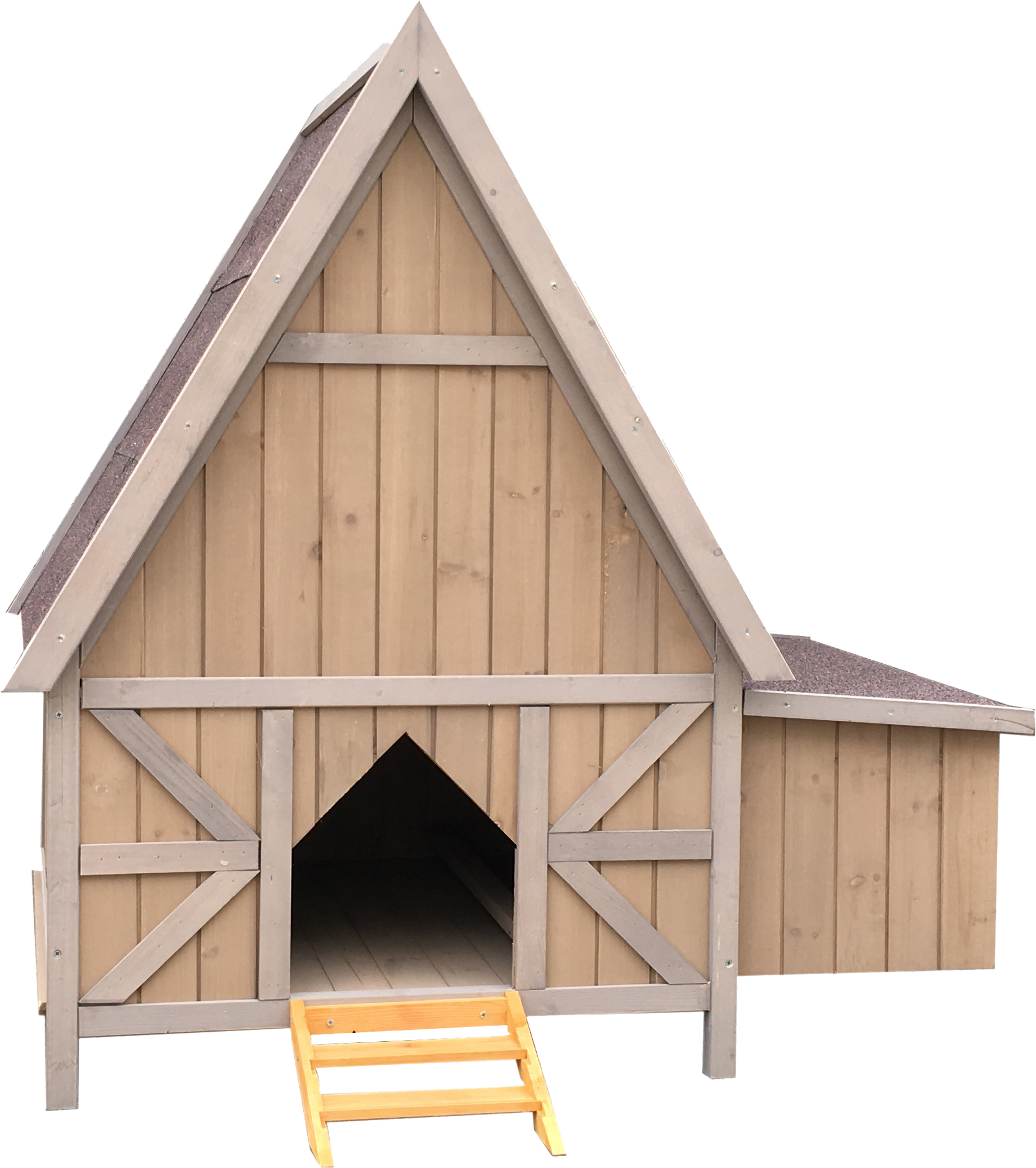 बाहिरी बगैचा Weatherproof पनरोक छत सीढी र अण्डा बक्स सानो घरपछाडि काठ को चिकन coop थोक