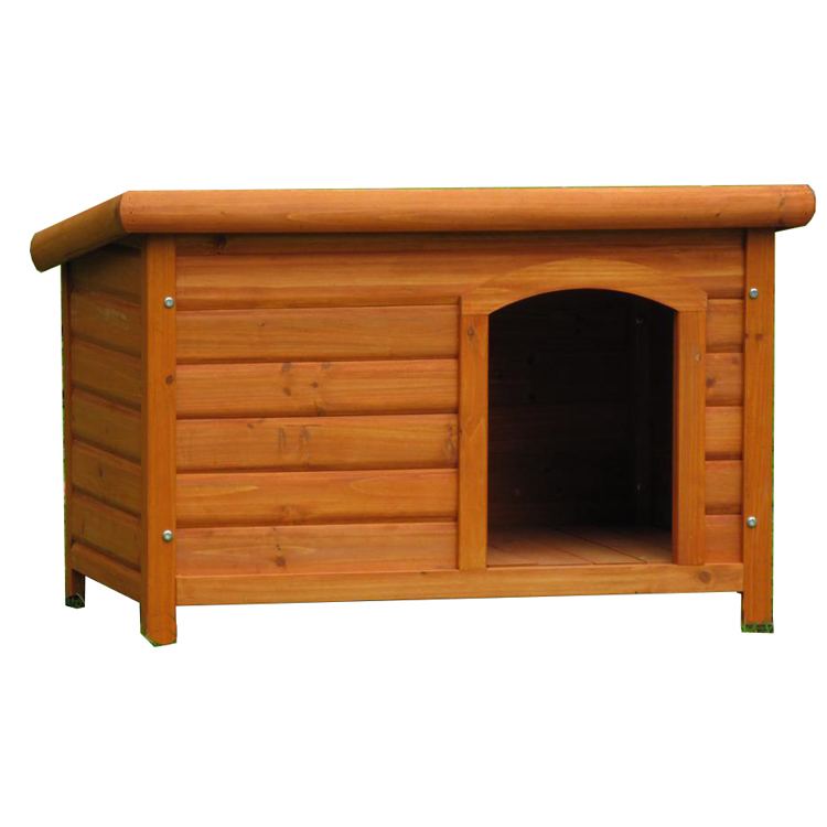 High quality double wooden indoor dog house cage for sale cheap pet